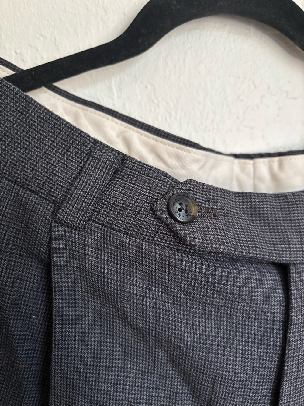 Men's Nautica Vintage Gray Micro-Check Dress Pants